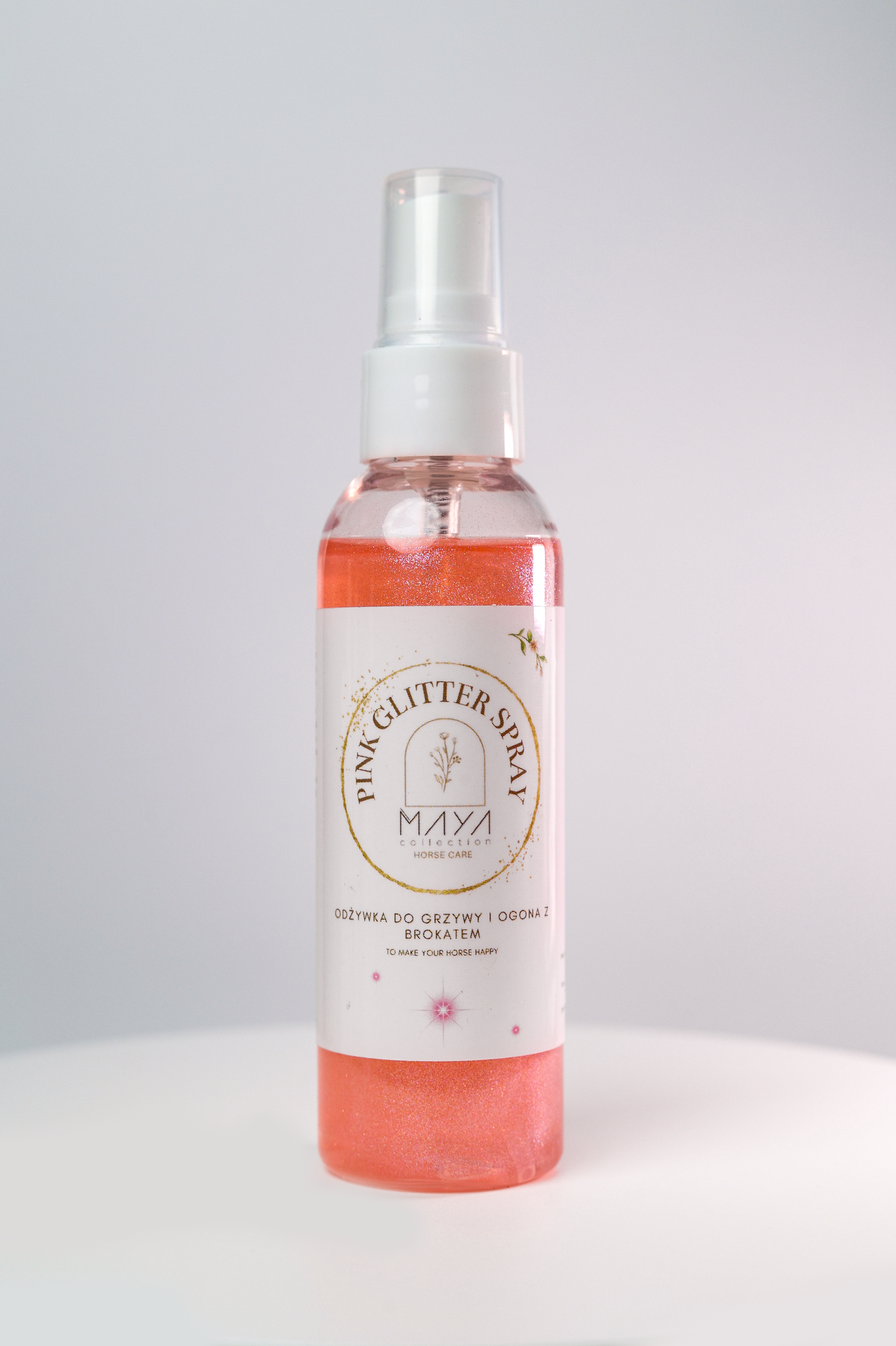 MINI brokat różowy