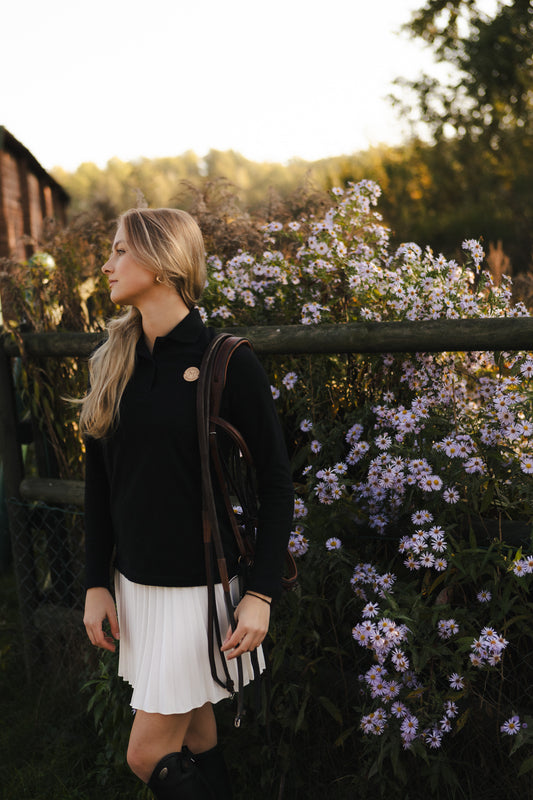 Koszulka polo z długim rękawem