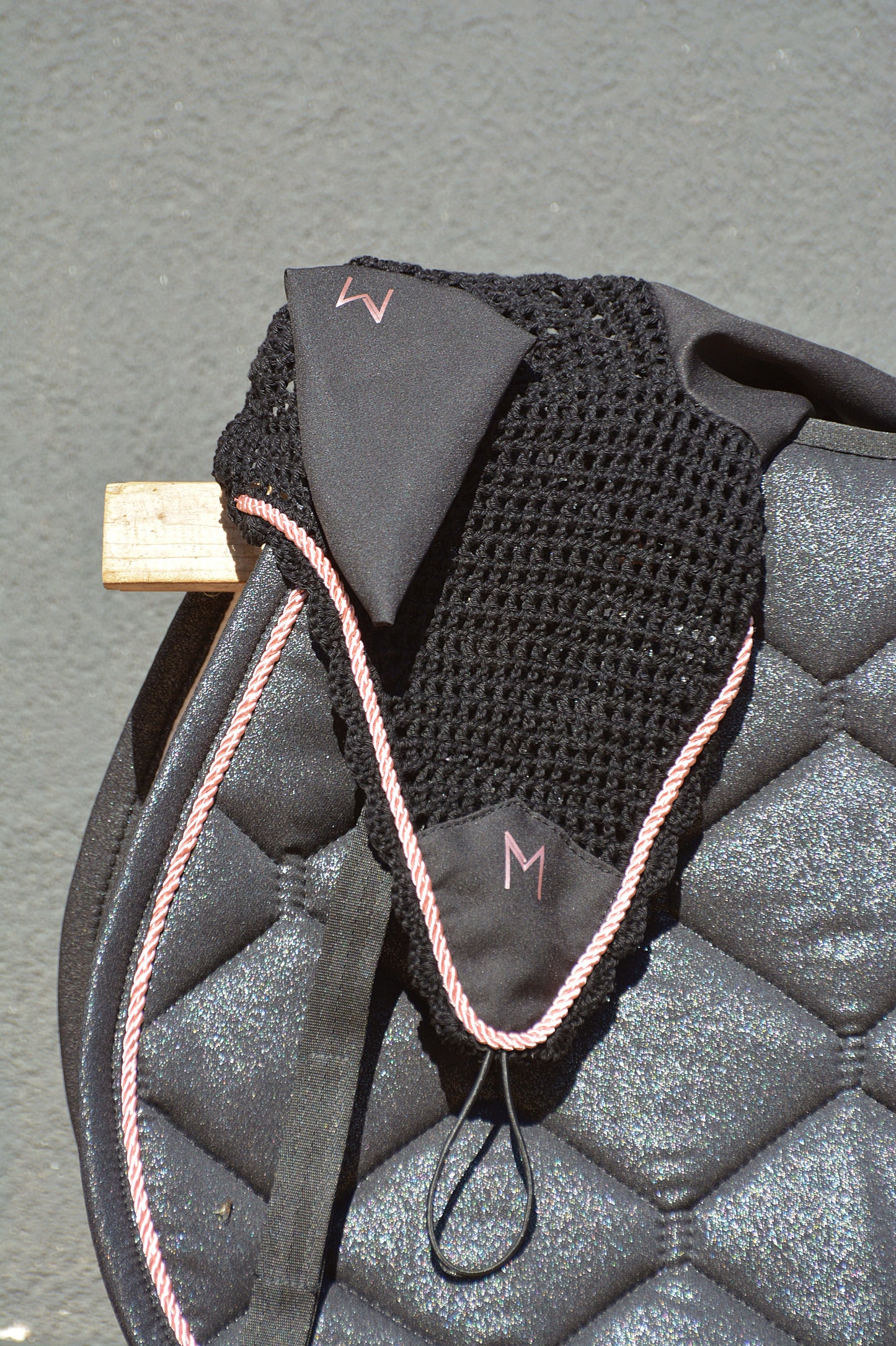 NAUSZNIKI BLACK & PINK