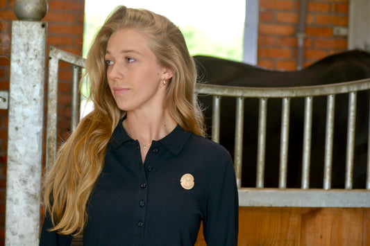 Koszulka polo elastic long sleeve