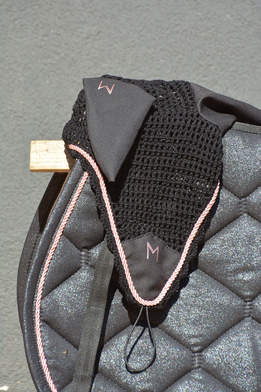 NAUSZNIKI BLACK & PINK